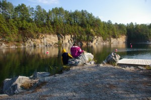 Kids play at Lake Rawlings (Copyright © 2006 David M. Lawrence)
